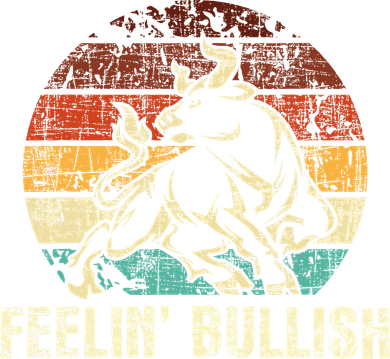 Feelin Bullish Stock Market Trading Day Trader Investor Kids Long Sleeve Shirt