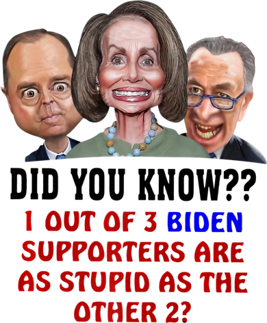 Funny Biden Supporters Are Stupid Anti Biden Democrats Gift Women's Sweatshirt