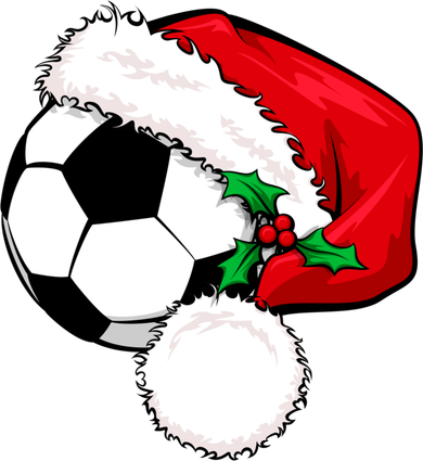 Football Ball Santa's Hat Christmas Xmas Soccer Fan Gift Funny Gift Backpack