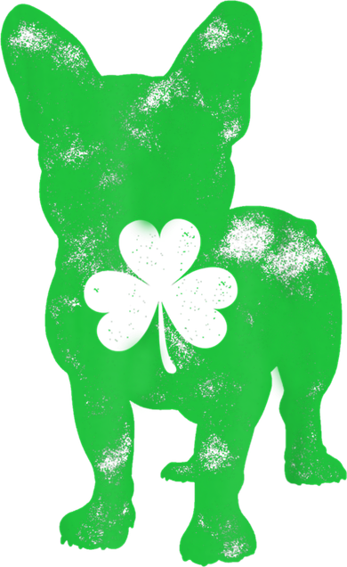 French Bulldog St Patricks Day Boys Girls Shamrock Dog Lover Toddler T-Shirt