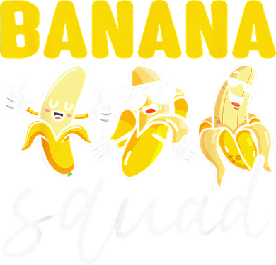Funny BANANA SQUAD That’s Bananas Halloween Costume Mousepad