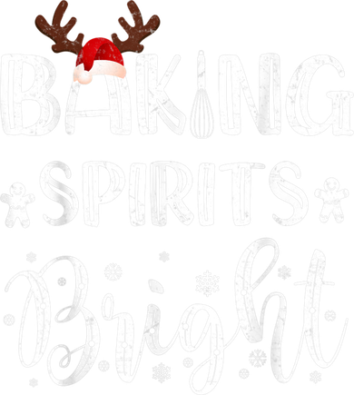 Funny Baking Spirits Bright Christmas Women's Tank Top