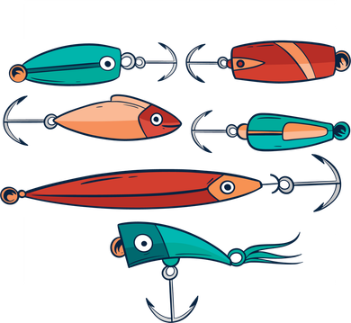 Fish Bait Set Tumbler
