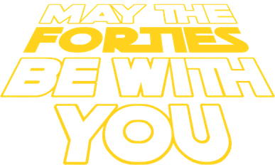 May The Forties Be With You Funny 40th Birthday Kids Sweatshirt