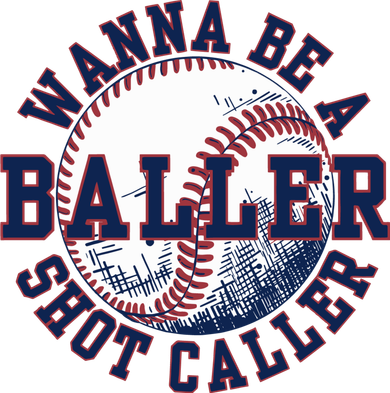 Funny Baller Wanna Be A Shot Caller Baseball Player Women's Tank Top