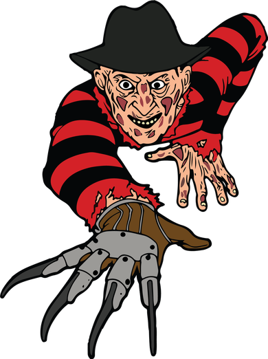 Freddy Creeping At You 7 Panel Mesh Trucker Snapback Hat