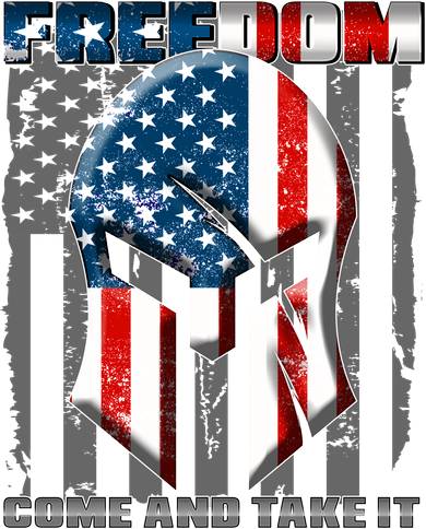 Freedom Come And Take It Gladiator US Flag Kids Sweatshirt