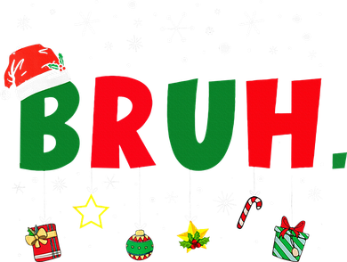 Funny Christmas Bruh Xmas Bruh Matching  Women's Tank Top