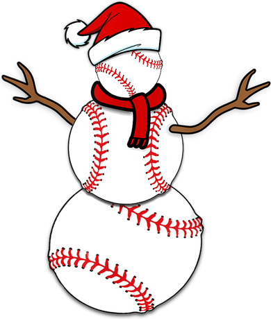 Funny Christmas Baseball Balls Santa Snowman TShirt TShirt Kids Hoodie