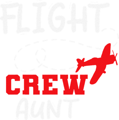 Flight Crew Birthday Aunt Airplane Matching Family Coaster