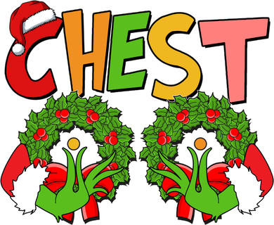 Funny Christmas Chest Matching Couple Backpack