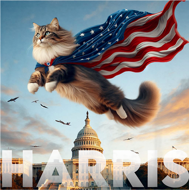Funny Childless Cat Ladies For Harris 2024 Tank Top