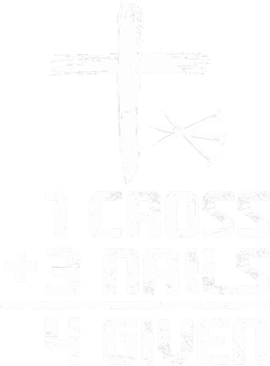 Funny Christian Cross Faith 1 Cross 3 Nails 4 Given Kids T-Shirt