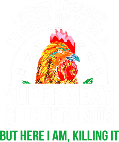 Funny Crazy Chicken Farmer Lady Women Meaningful Gift Mousepad