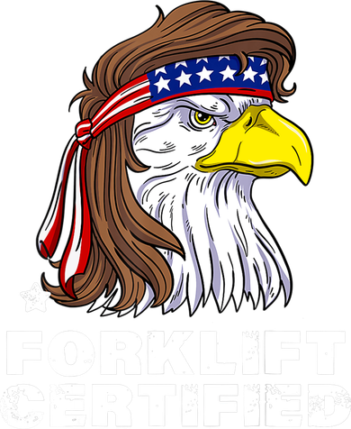 Forklift Certified Eagle Mullet Usa Fork Lift Forklift Sweatshirt