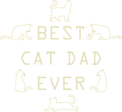 Feline Cat Father Kitty Dad Fathers Day Meow Hat