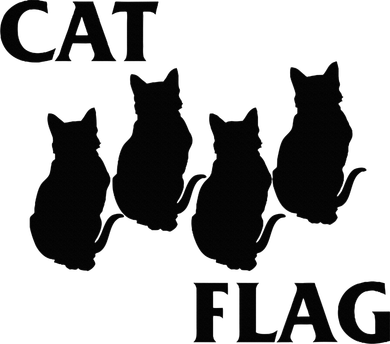 Funny Cat Flag Hardcore Music Parody Women's Long Sleeve Shirt