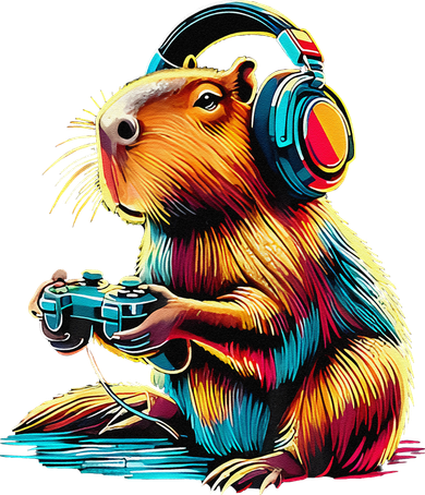 Funny Capybara Kids T-Shirt