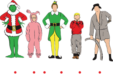 Friends Christmas Family Classic Movies Funny Women's Tank Top