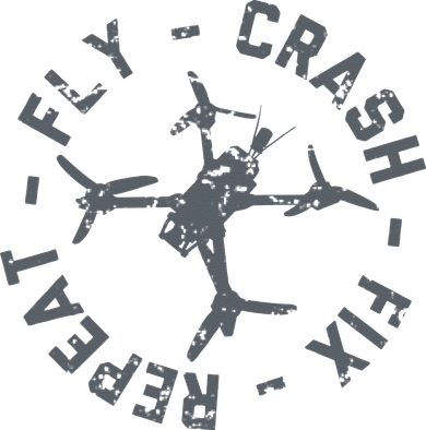 Fly Crash Fix Repeat Funny FPV Drone Pilot Racing Quad Women's Hoodie