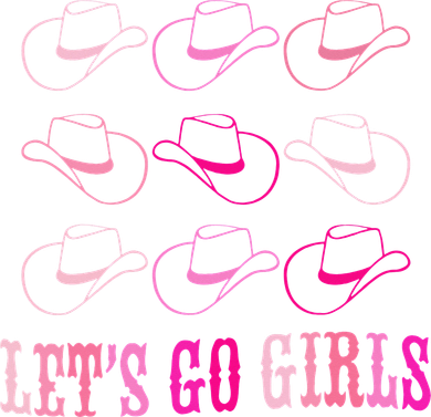 funny Cow Hat Let's Go Western Cowgirls Doddie Hoodie