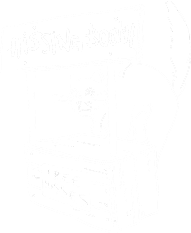 Funny Cat Hissing Booth Free Hisses Memes For Cat Lovers Women's Hoodie