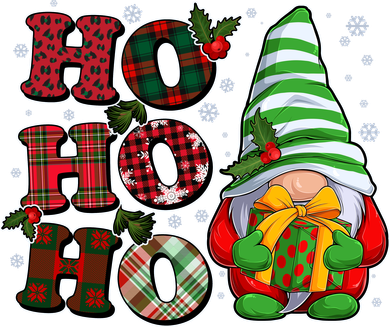 Funny Christmas Ho Ho Ho Gnome Kids T-Shirt