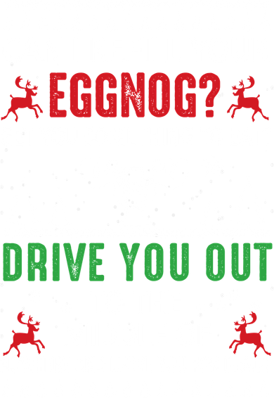 Funny Can I Refill Your Eggnog? Ugly Christmas Sweater Christmas Vacation Quote Women's Dry Zone Grid Polo
