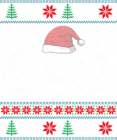 Funny Christmas Ice Hockey Ugly Christmas Cool Gift Kids Sweatshirt