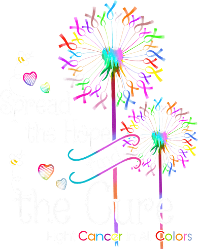 Fight Cancer In All And Every Color Ribbons Flower Heart 11oz C Handle Ceramic Mug