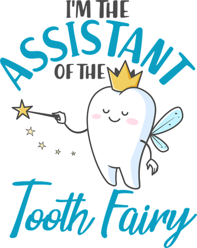 Funny Cute I'm The Assistant Tooth Fairy Kids T-Shirt