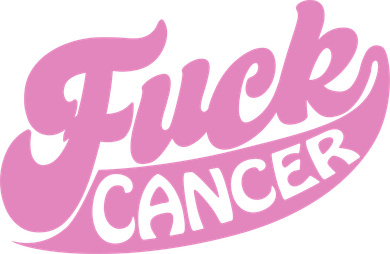 Funny Retro Fck Cancer Logo Breast Cancer Support Tote Bag