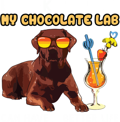 Funny Chocolate Lab Design Chocolate Labrador Lovers Tote Bag