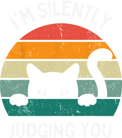 Funny Cats Lover Gifts Im Silently Judging You Black Cat Kids Hoodie
