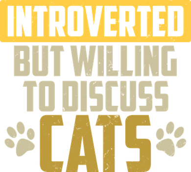 Funny Cat Paws Introverted But Willing To Discuss Cats Coaster