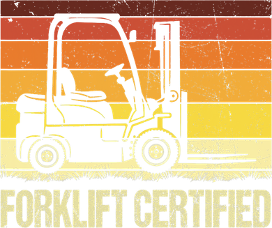 Forklift Certified Retro Forklift Operator Forklift Driver Kids T-Shirt