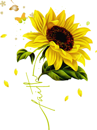 Faith Cross Sunflower Butterflies Flowers Christians Jesus Golf Towel