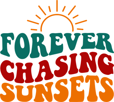 Forever Chasing Sunsets Cute Women's Long Sleeve Shirt