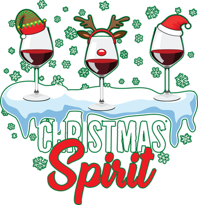 Funny Wine Christmas Spirit Toddler Long Sleeve