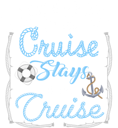 Funny Cruise Ship Vacation Gift What Happens Stays Gift Kids Sweatshirt