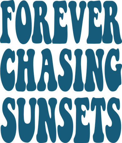 Forever Chasing Sunsets Retro Summer Toddler Hoodie