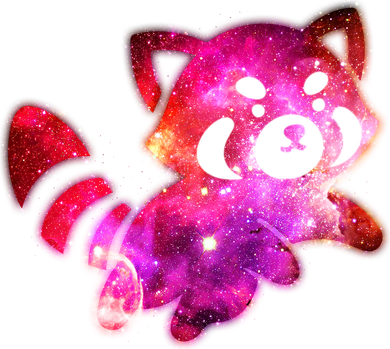 Funny Cute Space Galaxy Red Panda Kids Hoodie