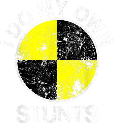 Funny Crash Test Dummy I Do My Own Stunts Baby Bodysuit