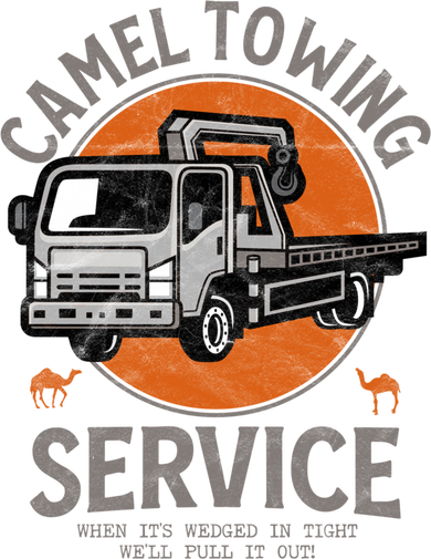 Funny Camel Towing Retro Adult Humor Saying Halloween Cool Gift Kids Hoodie