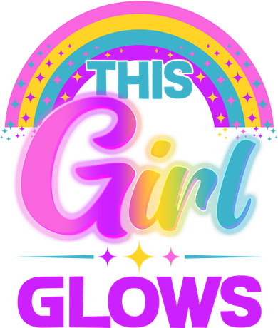 Funny Cute This Girl Glows Kids Sweatshirt