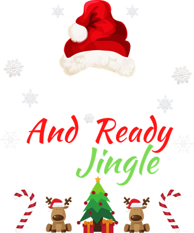 Funny Christmas Tree Single Ready To Jingle Christmas Jingle Xmas Holiday Gift Coaster