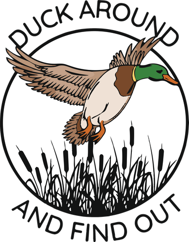 Funny Duck Around And Find Out Ceramic Ornament