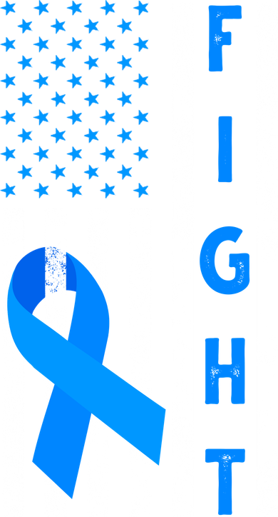 Fight Diabetes Awareness USA Flag Ceramic Ornament