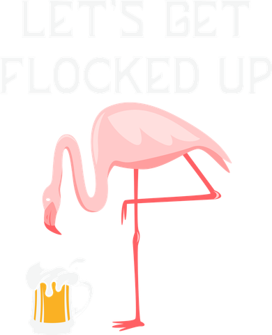 Flamingo Drinking Beer Funny Flamingo Women's Tank Top
