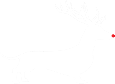 Funny Dachshund Dog Christmas Wiener Reindeer Antler Xmas Gift Women's Long Sleeve Shirt